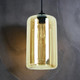 Modern Pendant Oblong Amber Glass Adjustable Cord Modern Pendant Oblong Amber Glass Adjustable Cord